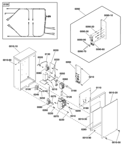 Transfer Switch - Enclosure Diagram and Parts List for 071130-01  Briggs and Stratton Generator